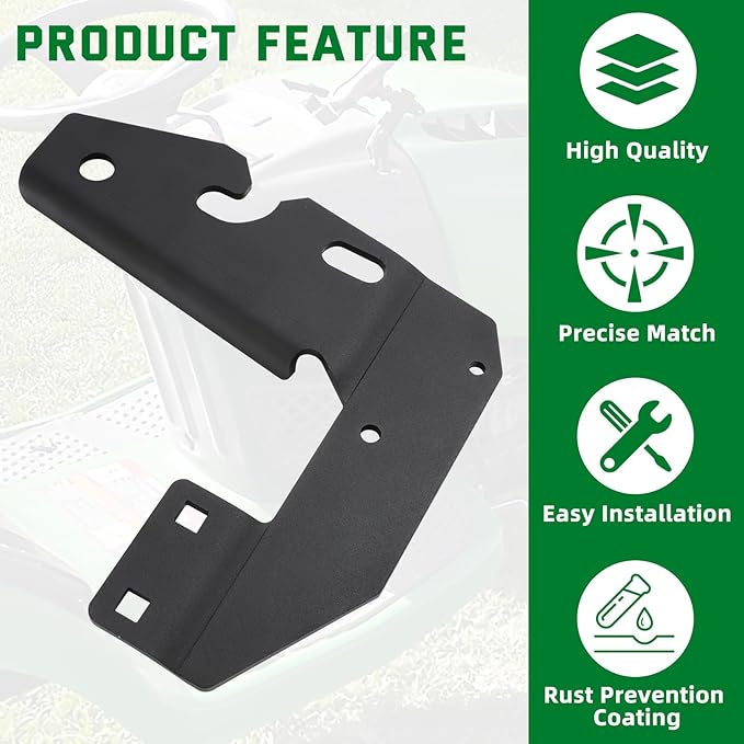 AUTOVIC Snowplow Mounting Brackets Front for John Deere 46" Shovel/Snow Sweeper Mounting Bracket Replace for GXH24760 GXH24761 1Pair