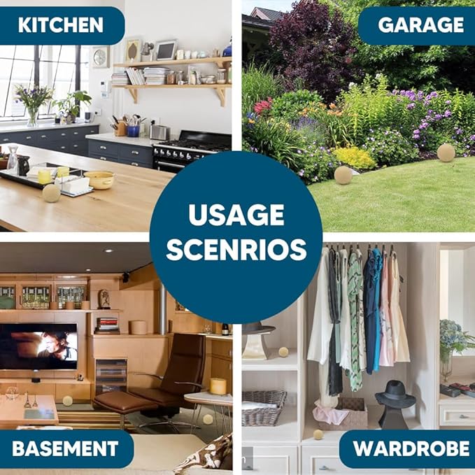 Rodent Repellent, Mouse Repellent, Mice Repellent Indoor, Rat Repellent, Mouse Deterrent for Car, Peppermint Balls for Mice, Keep Mice Out of Garage, Moth Balls for Outdoor Use-10Pcs