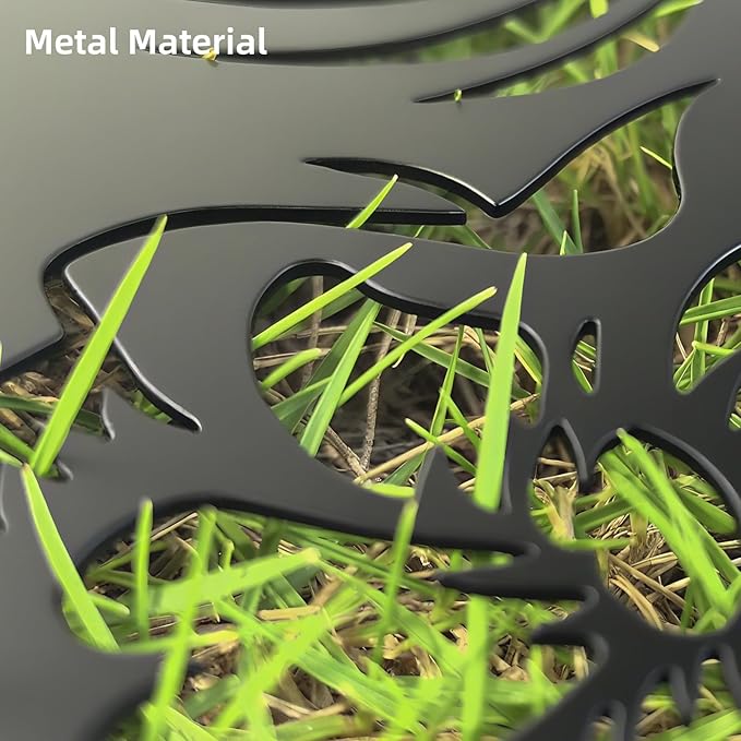 Metal Cat Garden Decor for Outside (2 Pack), 14" Yard Art Stakes,Unique Gift for Kitty Lovers, Outdoor Lawn Statues and Weather Resistant Yard Art