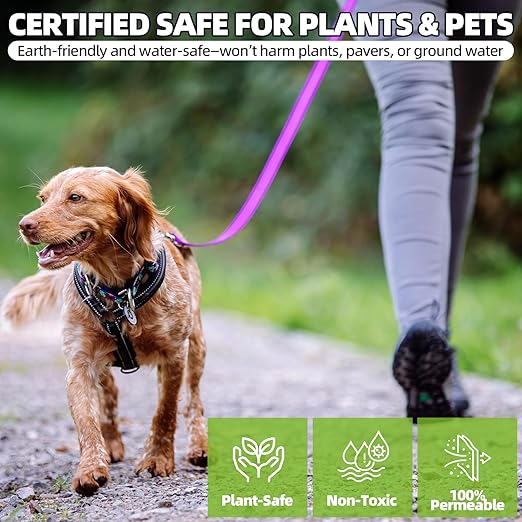 Mulch Glue 27.5OZ, Ultra-Stick Rock Glue for Landscaping, Gravel Binder Non-Toxic Rubber Mulch Lock Adhesive, Heavy Rain & Windproof for Gardens, Pea Gravel Stabilizer, Lasts up to 2 Year