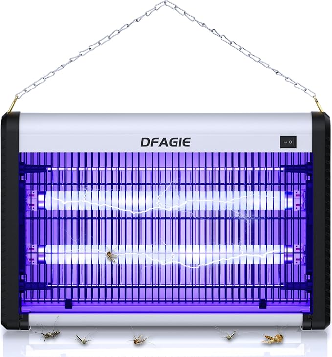 Indoor Bug Zapper Plug in, Mosquito Killer, Fly Traps Fly Zapper, 2800V Electric Bug Zapper, Flying Insect Trap for Bedroom, Kitchen, Living Room, Bathroom