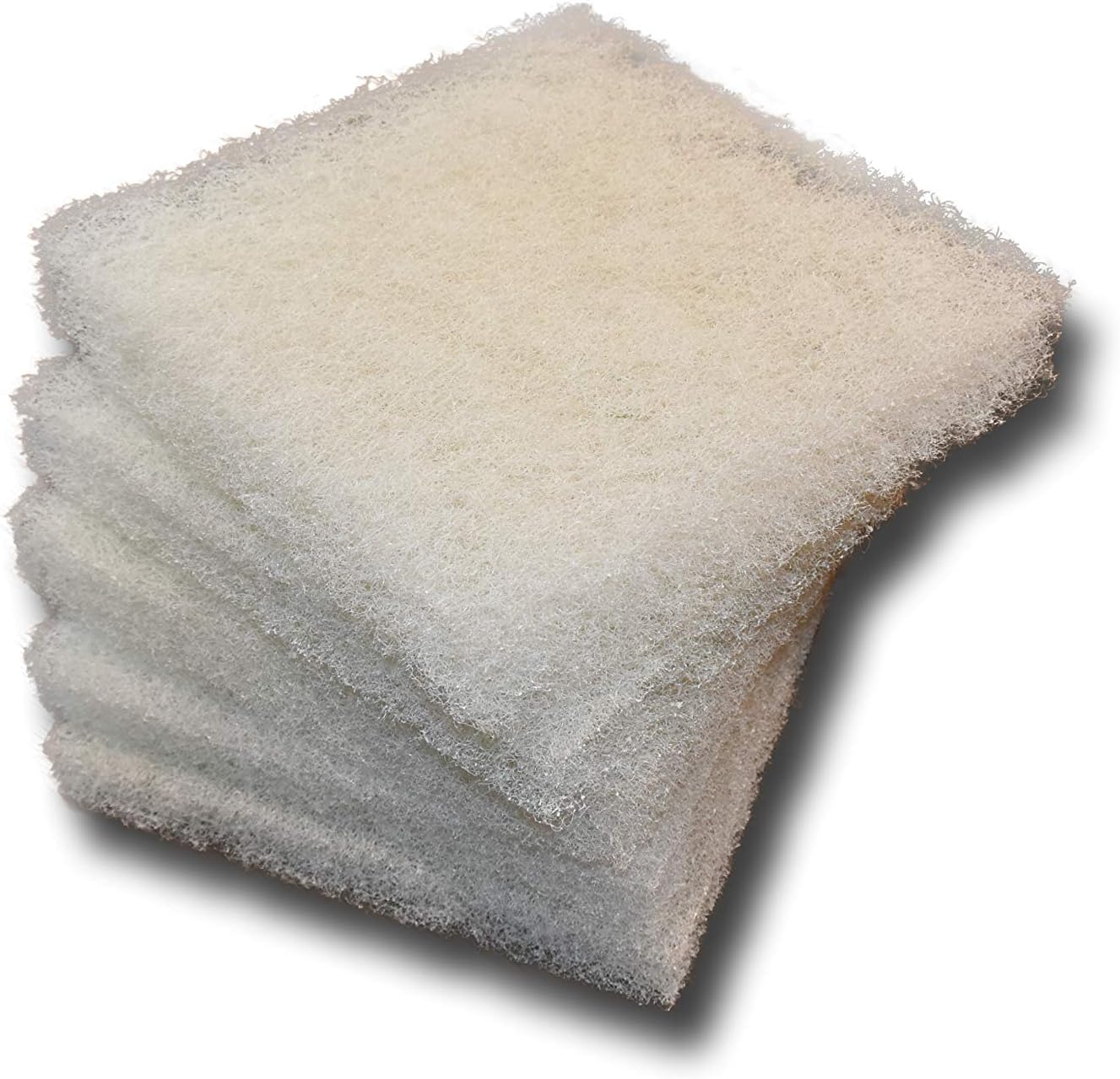 Beige Coarse Filter Media, 2" Thick, 12" x 12" Pads, 5 Pack, Perfect for Aquariums, Ponds or Water Gardens, Made in USA