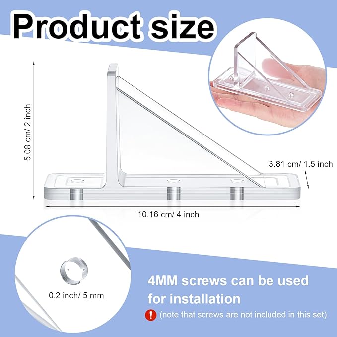 Taiyin Mini Snow Guards for Metal Roofs Prevent Sliding Ice Snow Stop Buildup Block to Stop Ice from Sliding Off Your Metal Roof