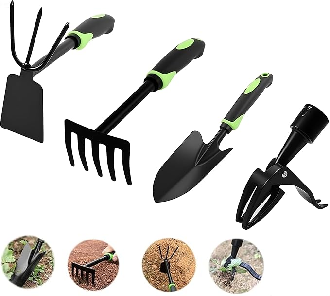 Weeding Tool,Garden Hand Tools,Garden/Crack/Patio/Potted Plant Weed Puller Tool,Stand Up Weed Puller Tool(4PCS)