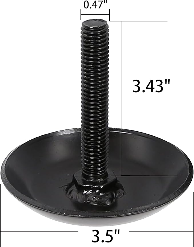 2 Pack 2873423 Snow Plow Blade Heavy Duty Skid Shoes for RZR 900S 1000XP Trail Ranger General Sportsman Pioneer Rhino Mule ATV UTV