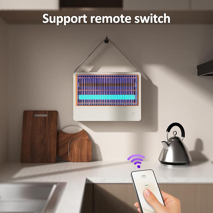 20W Mosquito Killer Lamp, Fruit Fly Traps for Indoors Electric Bug Zapper for Home, Mosquito Repellent Moth Light Gnat Insect Killer with 2 Replacement Bulbs