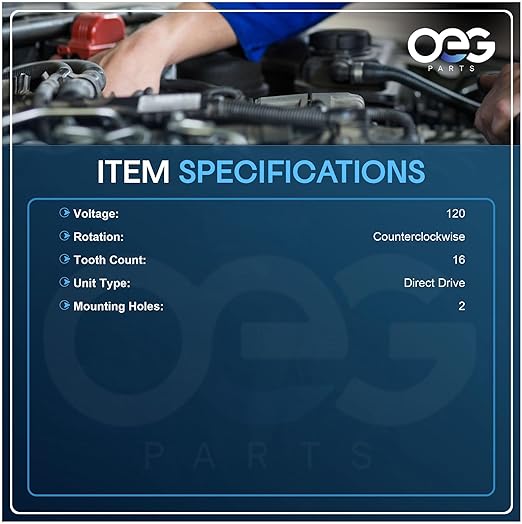 OEG Parts New 120V Electric Starter Compatible with Tecumseh Engine Snow Blowers HM HMSK LK OH OHSK 72403600 33329, 33329A, 33329B, 33329C, 33329D, 33329E, 33329F, 37000, STC0016, 41022030