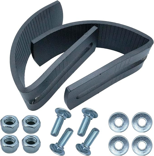 GXH24690 GXH23070 Snow Plow Skid Shoes for 46" Blade on 100 Series Mowers Fit for Jo-hn Dee-re 100 Series Tractor Snow Blower (2 Pack)