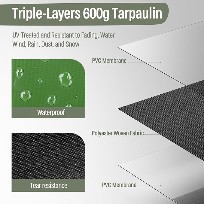 XXL 310 Gallon Extra Large Deck Box, Waterproof Outdoor Storage Box with Taller Side Panels for Patio Furniture Cushions, Pools and Garden Tools Green & Black