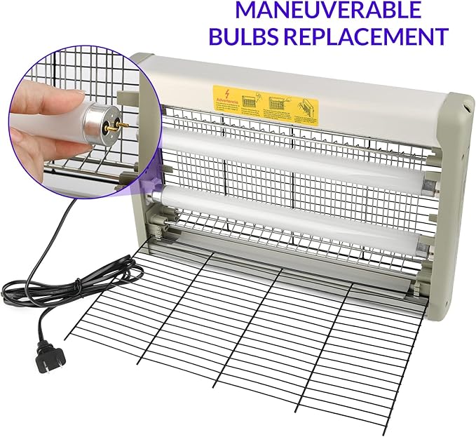 mafiti Electric Bug Zapper, Powerful 20w Fly Zapper Traps Indoor Electric Mosquito Zapper Fly Killer Gnats Fruit Trap for Home Restaurants Kitchen Garden 2Pack