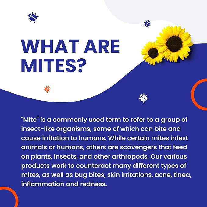 Mite Treatment Lotion & Soap by Mite-B-Gone |Natural Relief for Acne, Bug Bites, Skin Redness & Itching, Discomfort & Rosacea | Safe for Kids and Adults| Treatment Kit