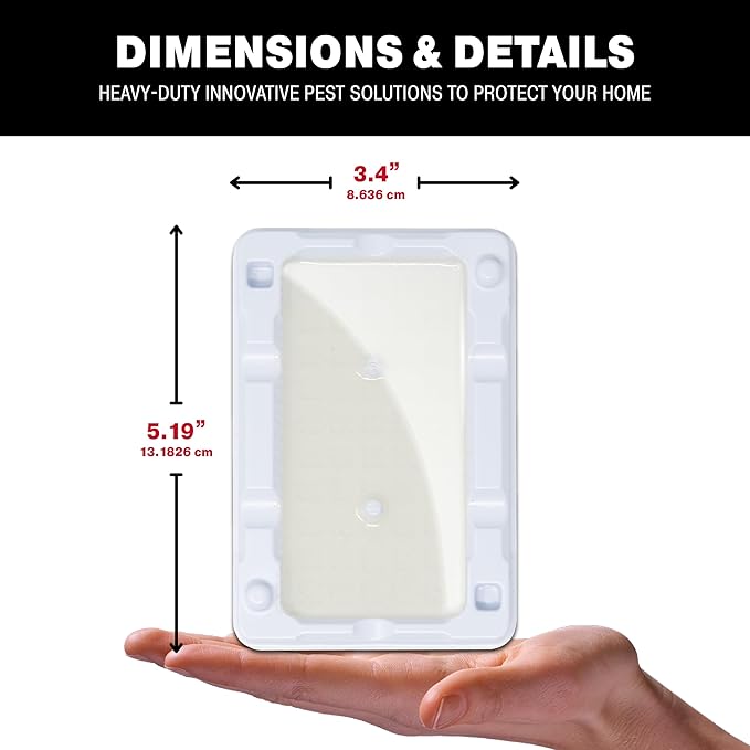 Catchmaster Freeze Resistant Glue Traps 6PK Mouse Traps Indoor for Home, Pest Control Adhesive Tray, Catch Bugs, Crickets, Spiders & Rats, Glue Boards for Cold Weather, House, Shed & Garage