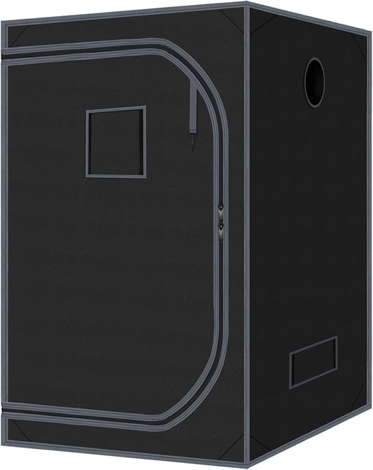 Grow Tent 60"x60"x78" Growing Tents for Indoor Plant 600D Mylar Hydroponic High Reflective Grow Tent for Plant Fruit Flower Veg Growing 5x5