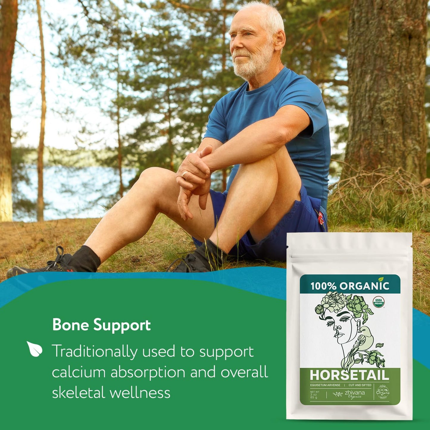 Organic Horsetail (4 oz.) (Equisetum arvense) – Loose Dried Herb – Edible Grade for Tea, Infusions & Herbal Blends - Cola de Caballo Hierba