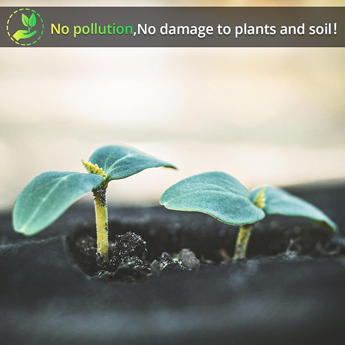 4ft×300ft Garden Weed Barrier Fabric, 3.2oz Premium Weed Blocker with 60 U-Shaped Securing Pegs, Weed Preventer for Gravel, Driveway, Gardening, Farming, Underlayment, Landscape