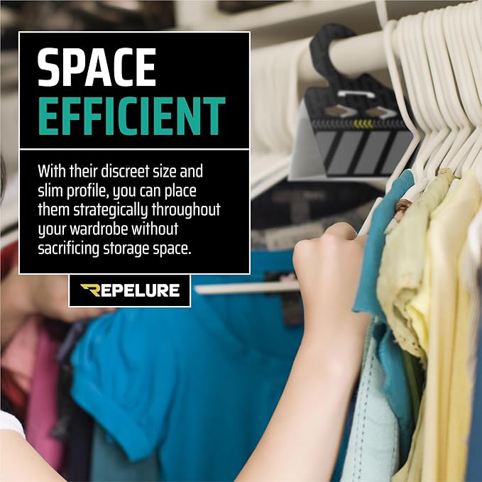 Premium Moth Traps for Clothes - Strongest Luring and Stickiest Closet Moths Traps - Killer Indoor Repellent for Closets (6 Pack)