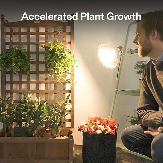 VIVOSUN 4 Pack Clamp Lamp Light with Detachable 8.5 Inch Aluminum Reflector up to 150 Watt E26 Socket (No Bulb Included), 6 Feet Cord, UL Listed