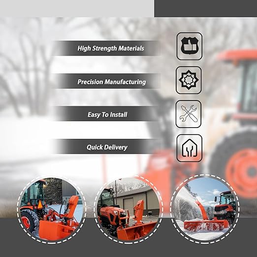 70060-01338 (10 Pack) Snowblower Shear Bolts Compatible with Kubota Snowblower BX2750D Front snowblower(Shear Bolt:5/16" x 2-1/4")