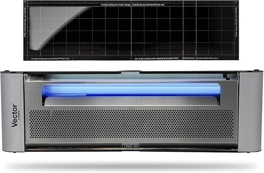 Catchmaster Vector Plasma One Trap, Compact UV Light Fly Traps for Home, Gnat Traps for House Indoor, Shatterproof Bulbs, UV Lamp Insect Killer, Silent Bug Light for Deli, Bars, Kitchen & Trash Rooms