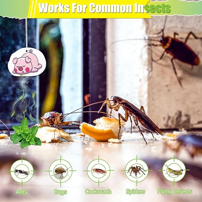 16 oz Peppermint Oil Insect & Pest Spray, Natural Plant-Based Peppermint Oil Spray for Bugs, Mice, Spiders, Ants, and More, Indoor Bug Spray for Home Kitchen