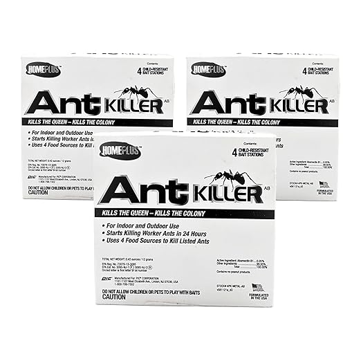Homeplus™ Ant Killer AB, Metal Bait Station, Ants Killer for House, Ant Traps Indoor & Outdoor, 12 Pack