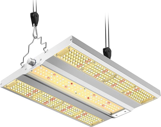 VIPARSPECTRA XS1500 Pro LED Grow Lights for Seed Starting Vegetables Bloom, New-gen Lens Dimming Daisy Chain Full Spectrum Grow Lights for Indoor Plants 2x2/3x3 Grow Tent Actual Power 150 Watt