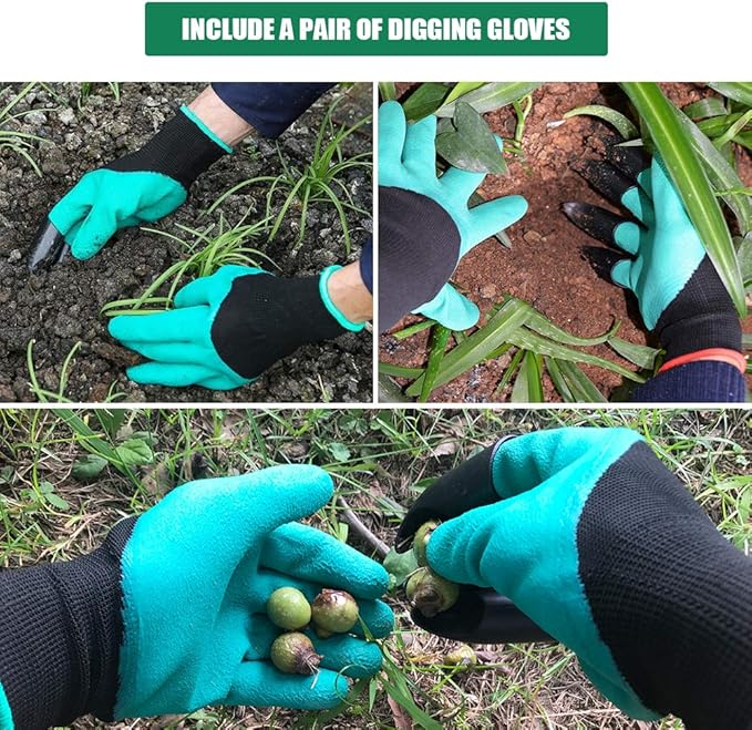 BESTHLS Garden Kneeler and Seat - Heavy Duty Folding Stool with Thick Pad, 2 Tool Pouches, 330 lbs Capacity - Knee & Back Support, Perfect for Seniors, Women, Men