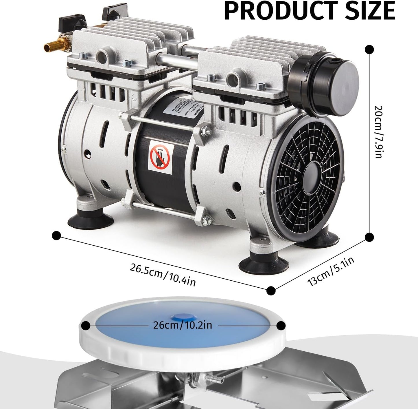 Pond Aerator Pump and Pond Aerator Weatherproof Outdoor Cabinet