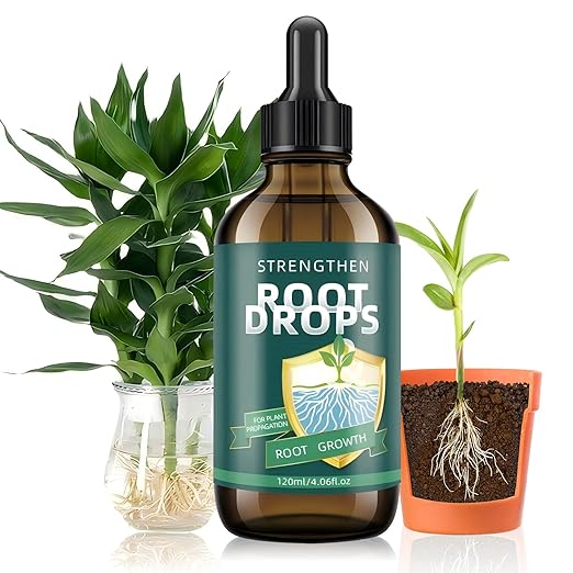 Root Drops – Liquid IBA Rooting Hormone for Cuttings | Speeds Up Propagation | Works in Water, Soil, Moss, LECA | for Indoor Houseplants Like Pothos, Monstera (4 oz)