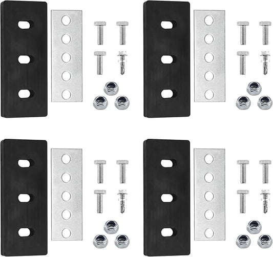 Cenipar 3/8" Snow Blower Impeller Modification Kit-4-Blade Universal-for Modifies 2-Stage Machine, Improve Efficiency of The Snow Blower(4)