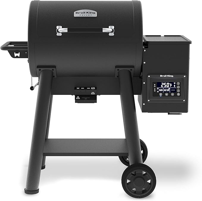 Broil King 493051 Crown Pellet 400 Pellet Grill, Black