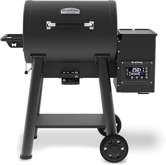 Broil King 493051 Crown Pellet 400 Pellet Grill, Black