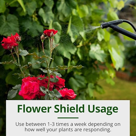 Humboldts Secret Flower Shield | Insecticide, Pesticide, Miticide, Fungicide | Bug Spray for Plants | Spider Mite & Powdery Mildew Control | Indoor & Outdoor | Houseplant & Garden | 8 Ounce