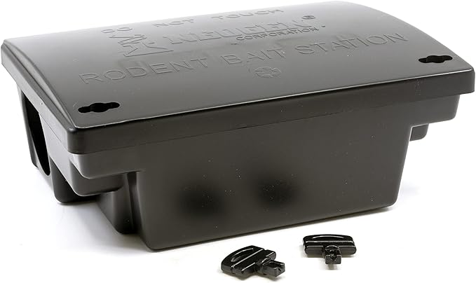 Neogen 000550 Rodent Bait Station, Black (Pack of 6)