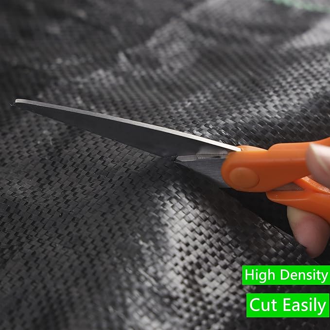 Weed Barrier Fabric 3.2oz Heavy Duty - 4ft x 100ft Landscape Fabric | Easy Install & Rugged Plastic Ground Cover Weed Barrier with UV Protection for Gardens, Landscaping Fabric