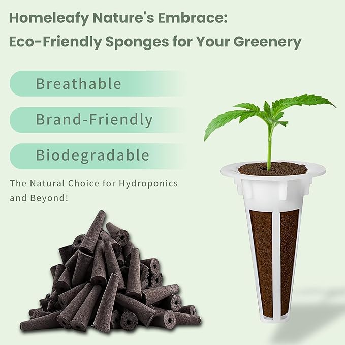 122 Pcs Universal Seed Pod Kit, Square Hydroponic Grow Set with 30 Sponges, 30 Domes, 30 Baskets, 30 Labels, and Hydroponics Nutrients A & B, Compatible with Most Hydroponic Growing System,Herb Garden