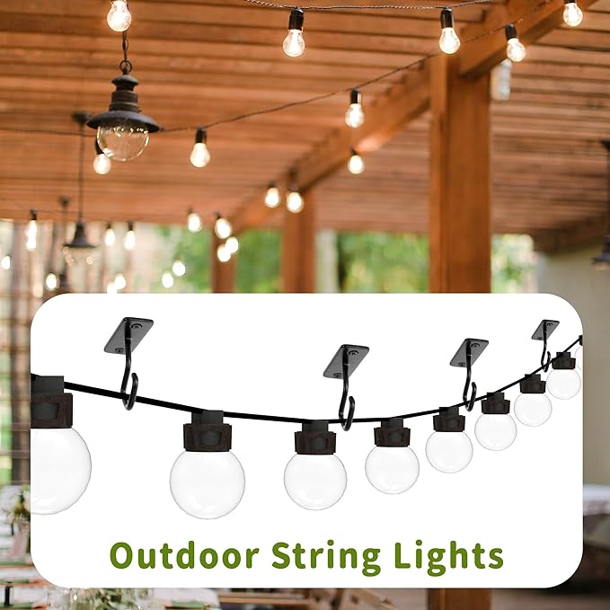 Ceiling Hooks for Hanging Plants: Iron Plant Bracket for Wall Mount - Metal Plant Hanger Indoor Hooks - 4 Pack