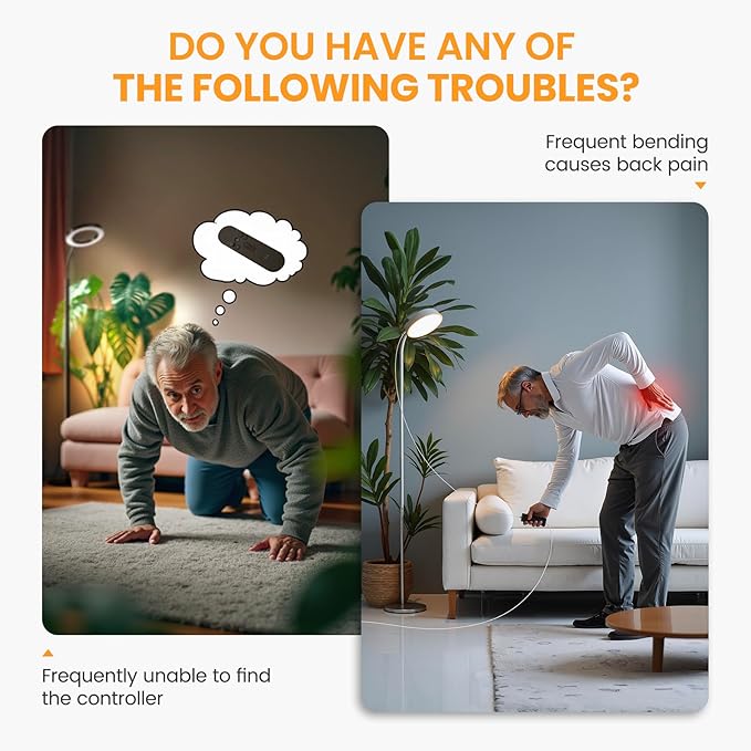 20W Indoor Plant Grow Light with Embedded Controller, Red Blue Warm Full Spectrum 95 LED Bulbs, Adjustable Height,Auto Timer,Dimmable Halo Growing Stand Lmap for Tall Large Small Plant Growth