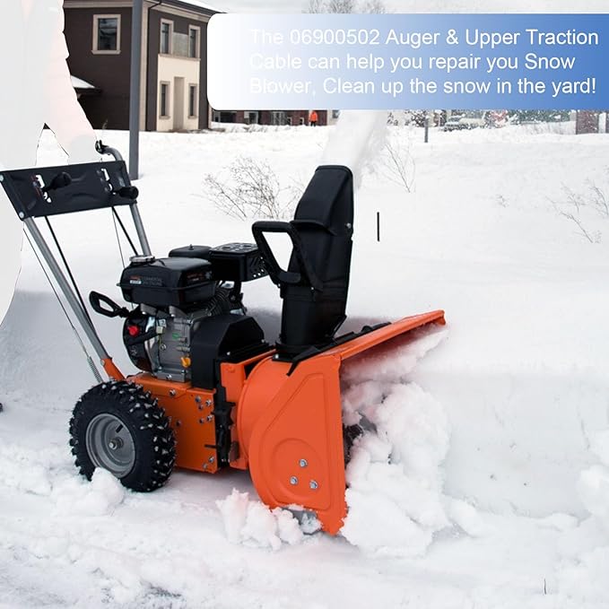 06900502 Auger & Upper Traction Cable Fits Ariens 921013 921017 921018 921022 921024 921030 921038 921032 921037 Snowblowers