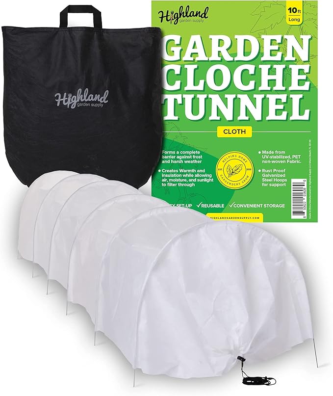 Green Houses Tunnel for Outside - Heavy Duty Garden Hoops Cover Fleece Cloth Walk-in Greenhouse - Outdoor Hoop House Protection from Frost Winter Sun Shades Cloche