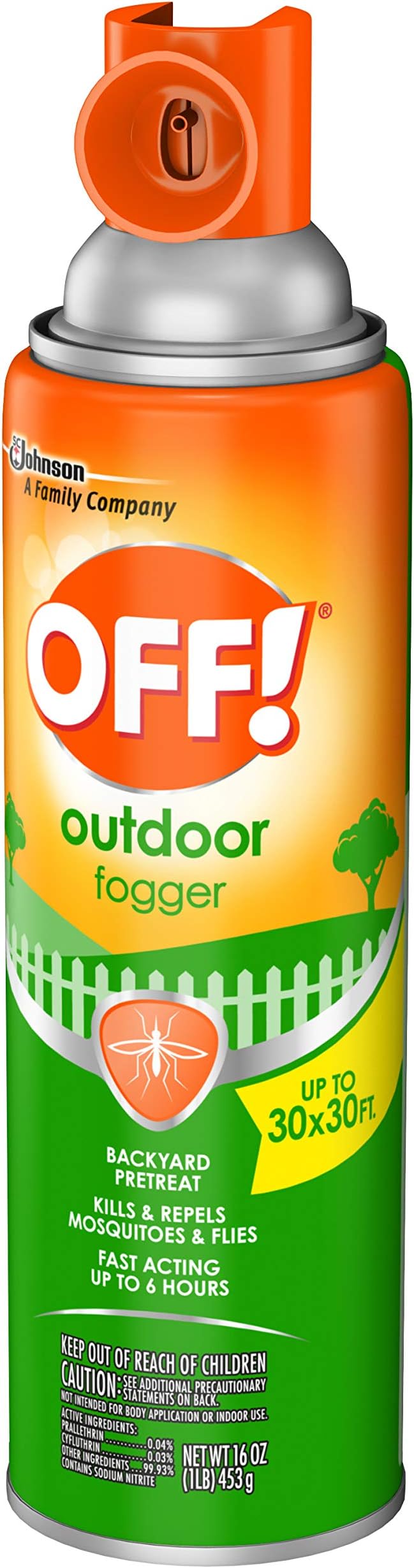OFF! Wooden Backyard Pretreat Outdoor Fogger, 16 Ounces - 3 Pack