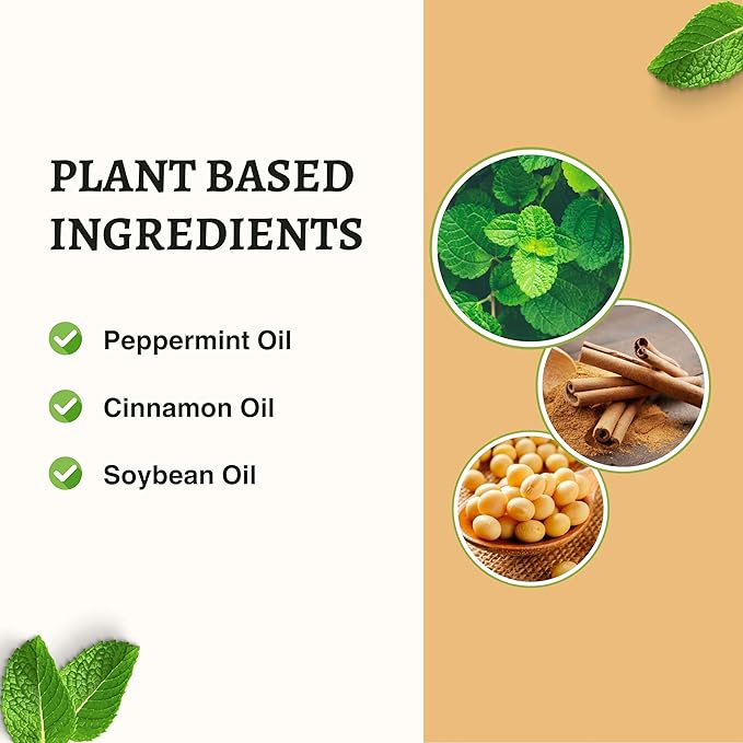 Mouse Repellent Pouches: Naturally Repel Mice with Peppermint Oil from Nesting & Keep Rodents Out of Car/Garage/RV - Extra-Strength Rodent Deterrent