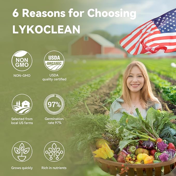 LYKOCLEAN Herb Seed Pods for AeroGarden, Ahopegarden, iDOO MUFGA Hydroponics Growing System Indoor Gardening, 400+ Seeds, Basil, Cilantro, Dill, Parsley, Mint, Shiso, Liquorice(12-Pods)