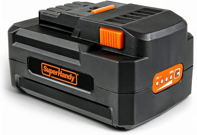 SuperHandy 48V 4Ah Lithium-Ion Battery, 177.6Wh Rechargeable Power Pack - Compatible with 48V Snow Thrower, Mobility Scooter, Utility Cart, Wheelbarrow - Not for Capstan Winch (Battery Only)