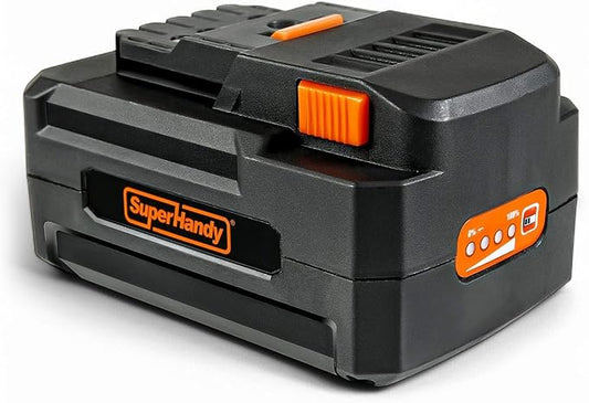 SuperHandy 48V 4Ah Lithium-Ion Battery, 177.6Wh Rechargeable Power Pack - Compatible with 48V Snow Thrower, Mobility Scooter, Utility Cart, Wheelbarrow - Not for Capstan Winch (Battery Only)