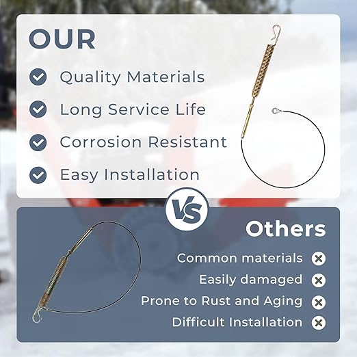 06900438 Upper Traction Auger Cable Replacement for Ariens Classic 24 E,Compact 20 24,SNO-Tek 24 120V 28 120V,ST24LE Snow Blower,Drive Cable Fit for Ariens Snow Blower Parts