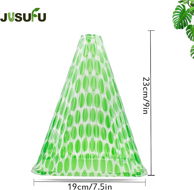 Pack 40 Garden Cloches for Plants, Reusable Bell Plant Cover, Plant Covers Protectors from Animals Snails/Birds/Chickens/Insect(Diameter: 7.7" Height: 9")
