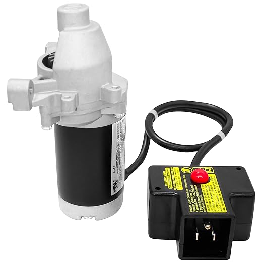 fullas JQ170 Electric Starter Motor Fit for Troy-Bilt MTD Cub-Cadet Craftsman 951-10645A, 751-10645A, LCT Ariens 208cc 254cc Engine for Husqvarna Ariens Snowblower Starter