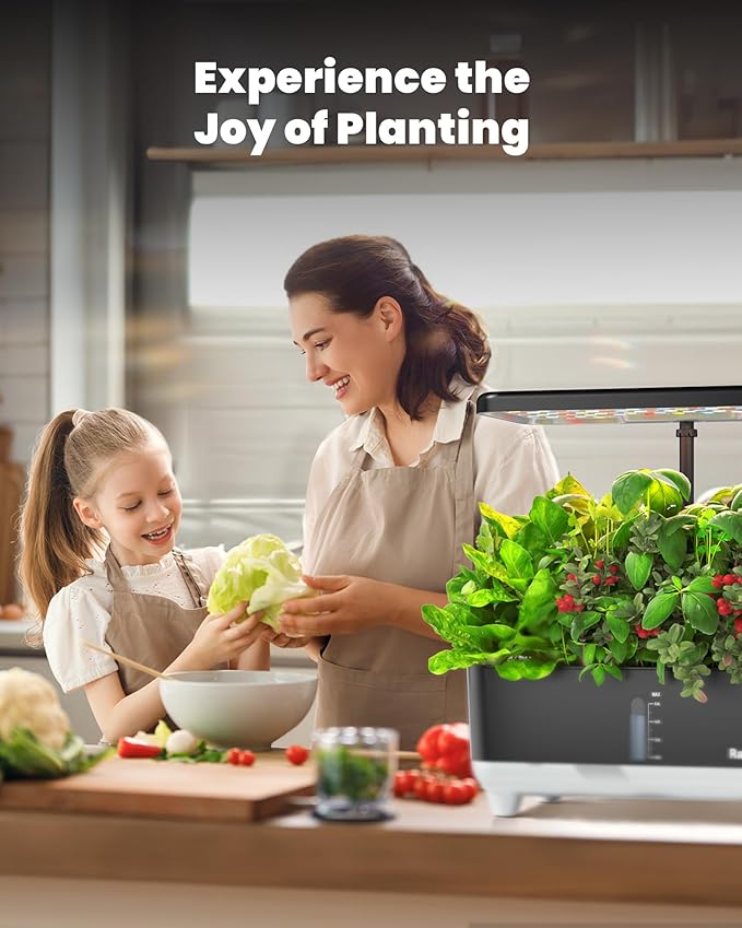 RAINPOINT 69pcs Hydroponic Seed Pod Kit - Growing System Accessories Compatible with All Brands, Grow Anything Kit with 16 Grow Sponges, 16 Grow Baskets, 20 Pod Labels, 16 Domes for Indoor Gardening