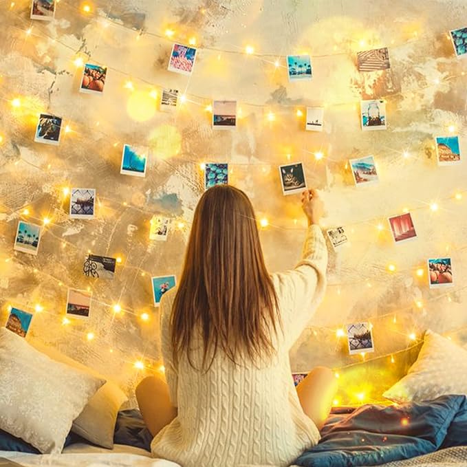 suddus 300 Led Connectable Christmas Lights Outdoor Waterproof, 99ft Christmas Tree Light Plug in with Remote, Warm White String Lights Indoor for Xmas Holiday Yard Party Porch Patio Garden Decor